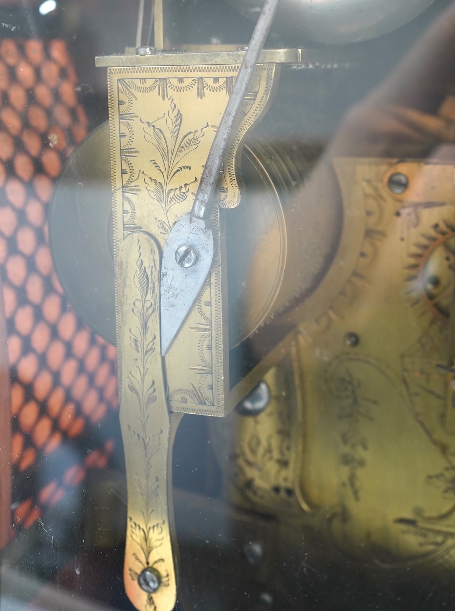 A substantial George III mahogany balloon-shaped musical bracket clock by George Bennett, Greenwich, ‘Clockmaker to the Royal Observatory’